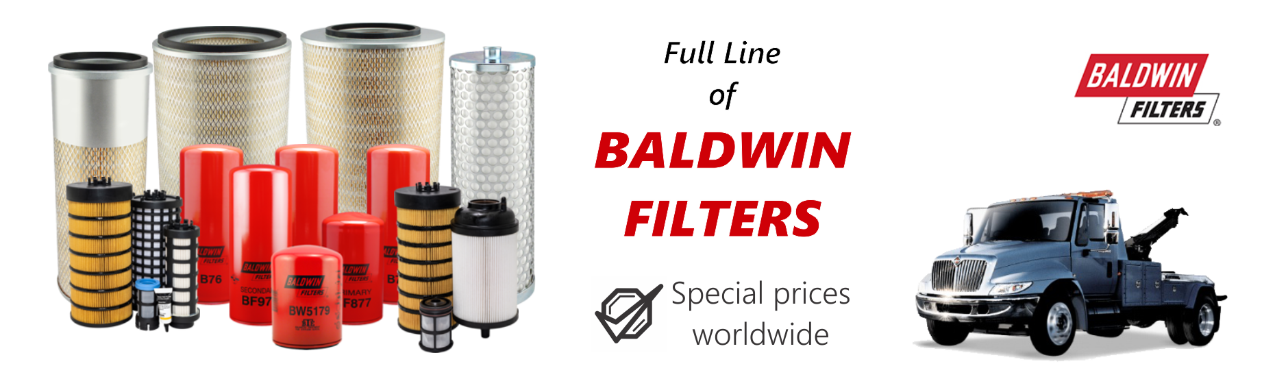 Best Deals on BALDWIN, DONALDSON, FLEETGUARD Filters